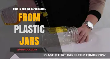 Effortless Ways to Remove Paper Labels from Plastic Jars