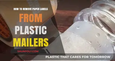 Effortless Ways to Remove Paper Labels from Plastic Mailers