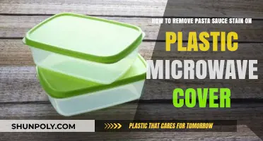 Quick Fix: Removing Pasta Sauce Stains from Plastic Microwave Covers