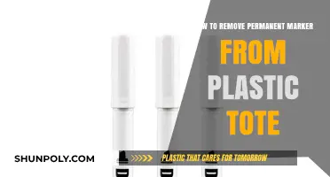 Effective Ways to Remove Permanent Marker from Plastic Totes Easily