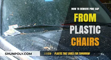 Effective Ways to Remove Pine Sap from Plastic Chairs Easily