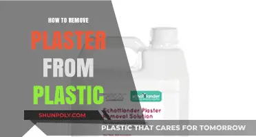 Effective Techniques for Removing Plaster from Plastic Surfaces Easily