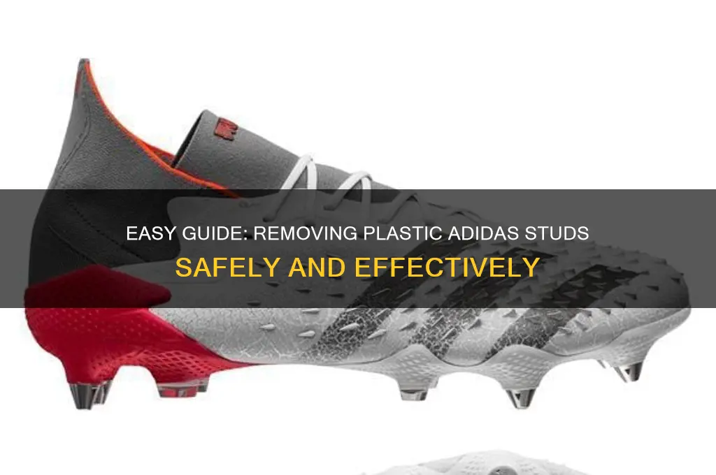 how to remove plastic adidas studs