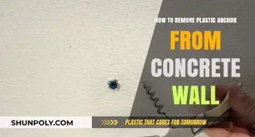 Efficiently Removing Plastic Anchors from Concrete Walls: A Step-by-Step Guide