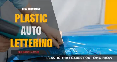 Easy Steps to Remove Plastic Auto Lettering Without Damage