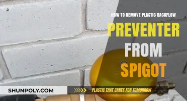 Removing Plastic Backflow Preventer from Spigot: A Step-by-Step Guide