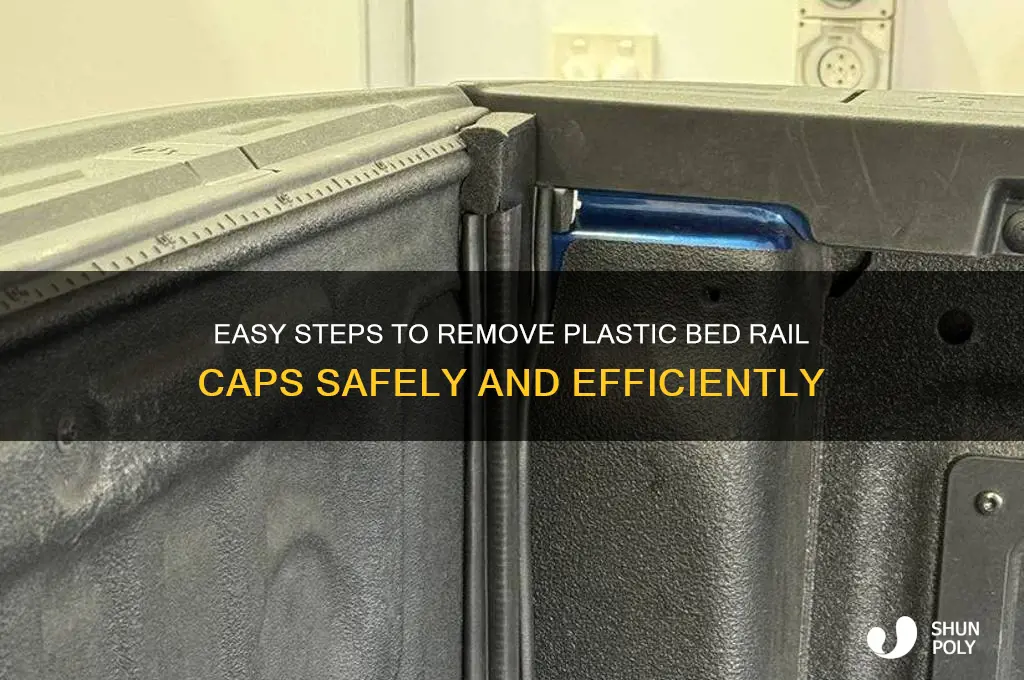 how to remove plastic bed rail caps