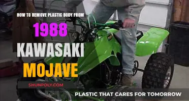 Removing the Plastic Body on a 1988 Kawasaki Mojave: A Step-by-Step Guide