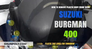 Removing the Plastic Body on a 2006 Suzuki Burgman 400: Step-by-Step Guide