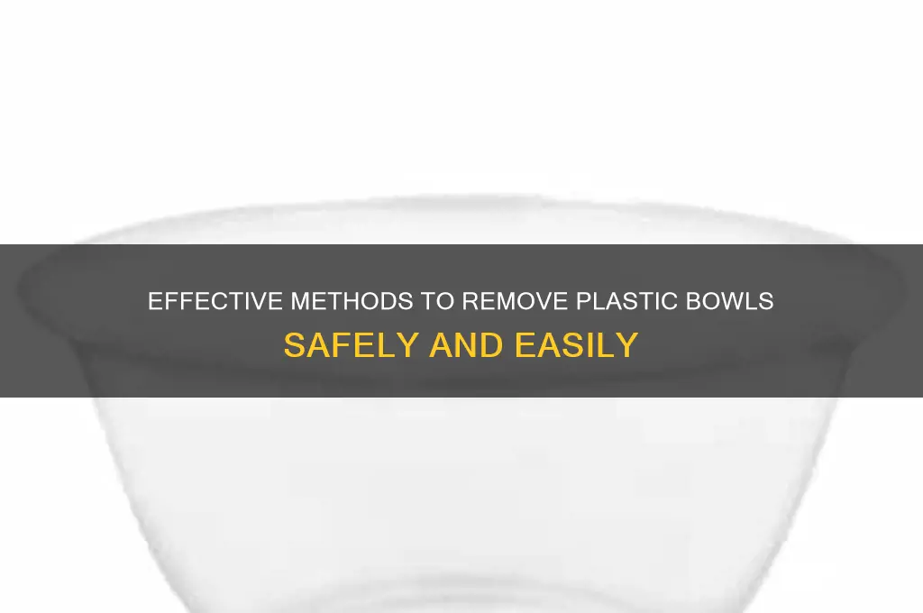 how to remove plastic boels