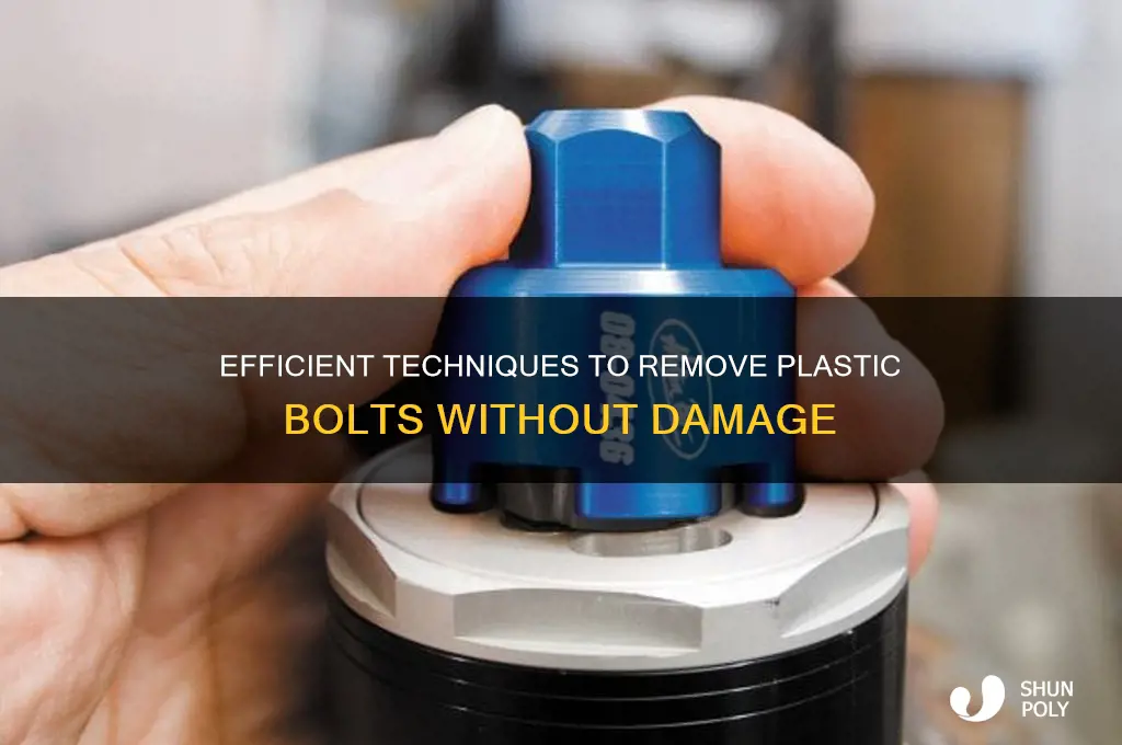 how to remove plastic bolt