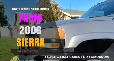 Easy Steps to Remove Plastic Bumper from 2006 Sierra