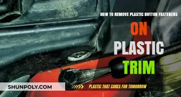 Removing Plastic Button Fasteners from Plastic Trim: A Step-by-Step Guide