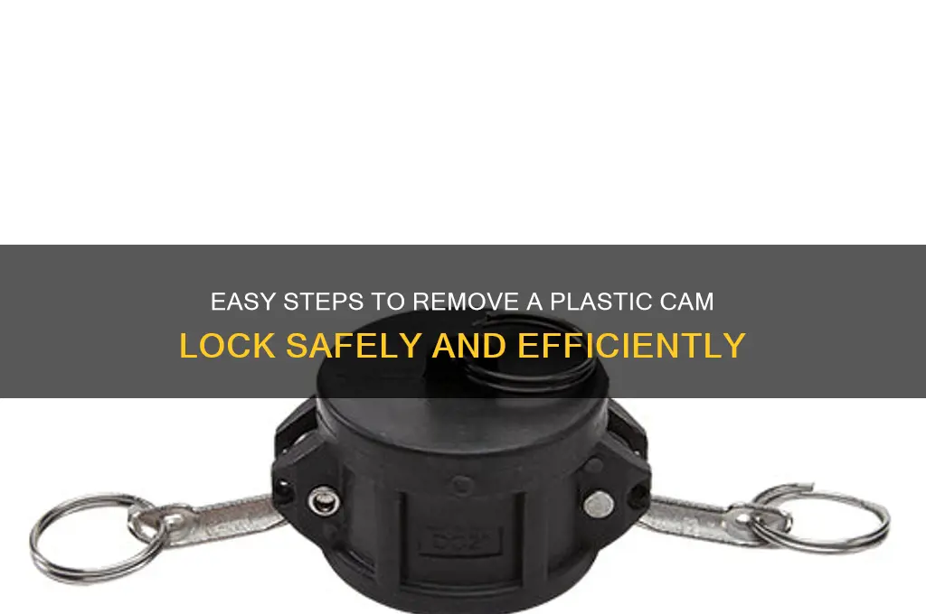 how to remove plastic cam lock