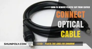 Easy Steps to Remove Plastic Cap from Edifier Connect Optical Cable
