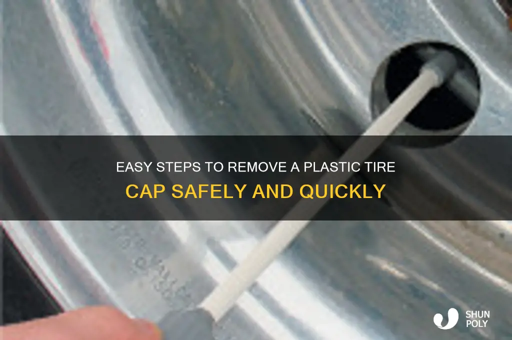 how to remove plastic cap on tire