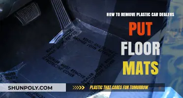 Easy Steps to Remove Plastic Car Dealer Floor Mats Permanently
