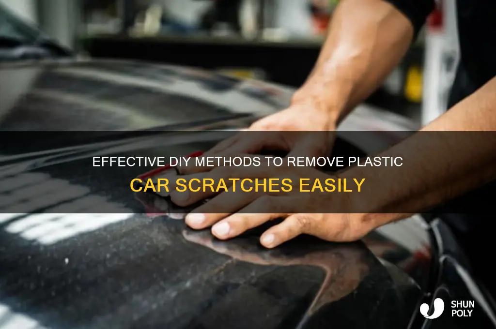 how to remove plastic car scratches