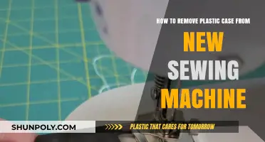 Easy Steps to Remove the Plastic Case from Your New Sewing Machine