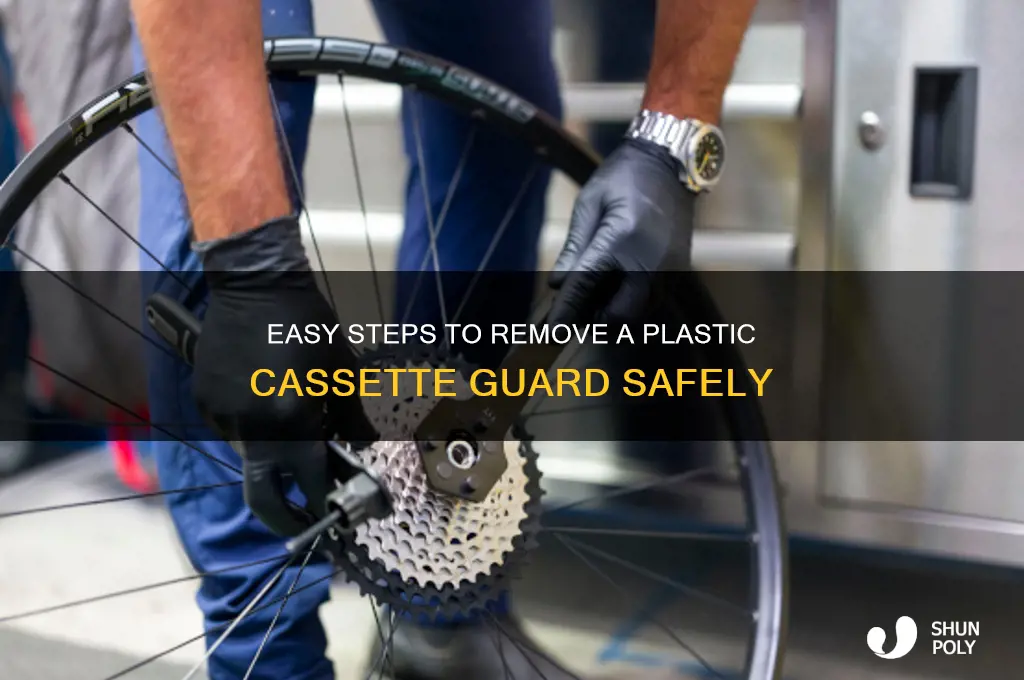 how to remove plastic cassette guard
