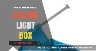 Easy Steps to Remove a Plastic Ceiling Light Box Safely