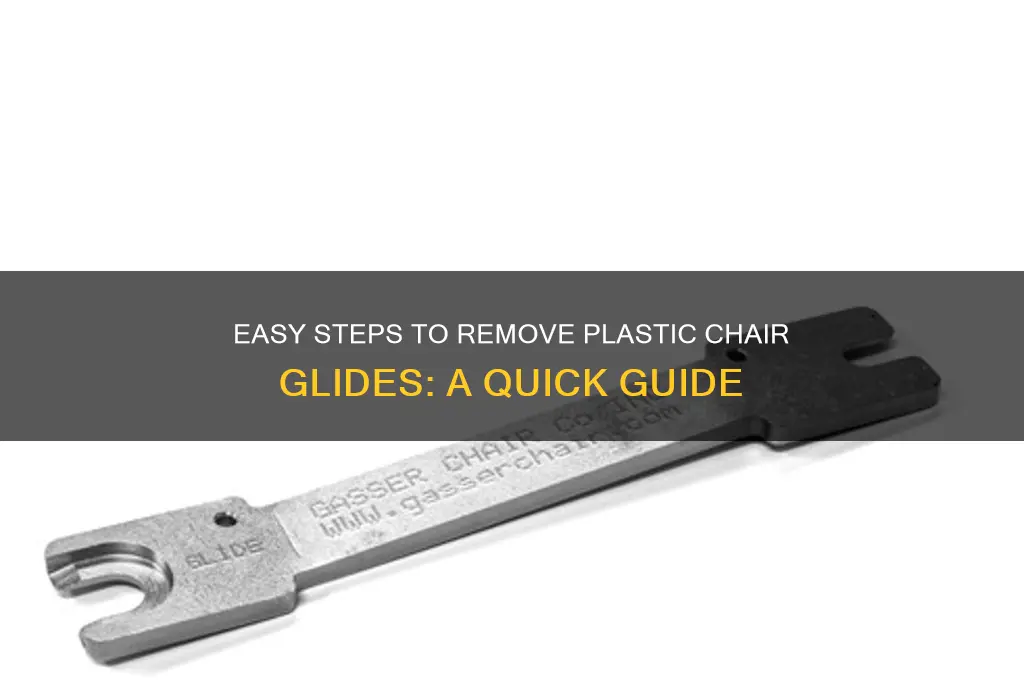 how to remove plastic chair glides