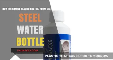 Easy Steps to Remove Plastic Coating from Stainless Steel Bottles