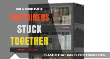 Easy Fixes: Separating Stuck Plastic Containers Without Damage