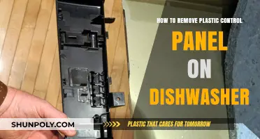 Easy Steps to Remove Dishwasher's Plastic Control Panel Safely
