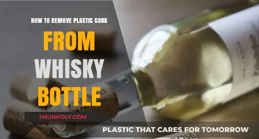 Easy Steps to Remove Stuck Plastic Cork from Whisky Bottles
