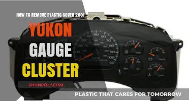 DIY Guide: Removing Plastic Cover from 2001 Yukon Gauge Cluster
