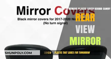 Easy DIY Guide: Removing Camry Rear View Mirror Plastic Cover