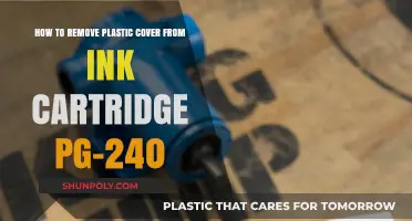Easy Steps to Remove Plastic Cover from PG-240 Ink Cartridge