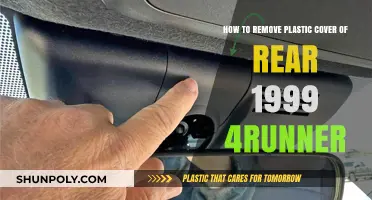 Removing the Rear Plastic Cover on a 1999 4Runner: A DIY Guide