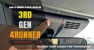 Easy Steps to Remove Plastic Cover on 3rd Gen 4Runner