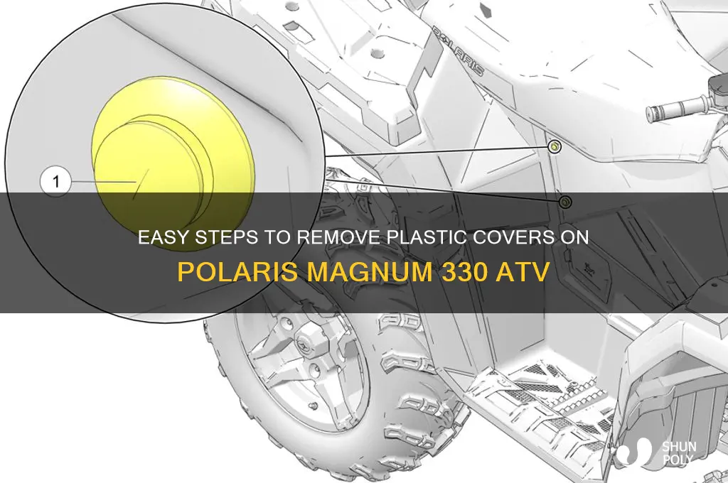 how to remove plastic covers polaris magnum 330
