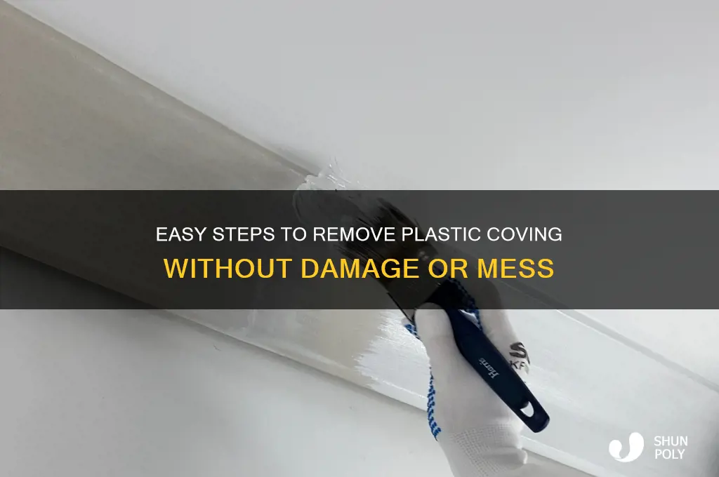 how to remove plastic coving