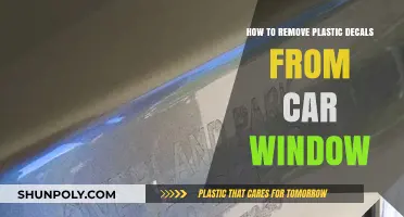 Effortless Guide to Removing Plastic Decals from Car Windows Safely
