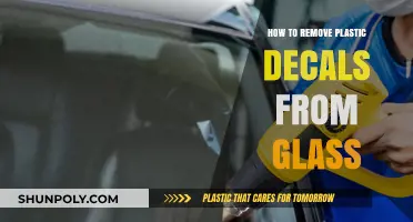 Easy Steps to Safely Remove Plastic Decals from Glass Surfaces