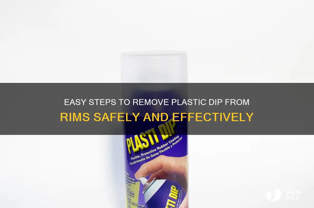 how to remove plastic dip from rims