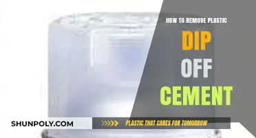 Effective Methods to Remove Plastic Dip from Cement Surfaces Easily