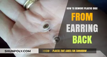 Quick Fix: Removing Plastic Discs from Earring Backs Easily