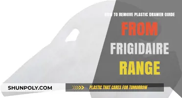 Easy Steps to Remove Frigidaire Range Plastic Drawer Guide