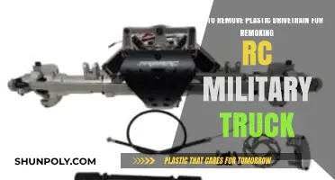 Removing Plastic Drivetrain from RC Military Trucks: A Step-by-Step Guide