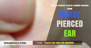 Quick Fix: Removing Stuck Plastic Earring Backs from Pierced Ears