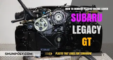 Removing Subaru Legacy GT Plastic Engine Cover: Step-by-Step Guide