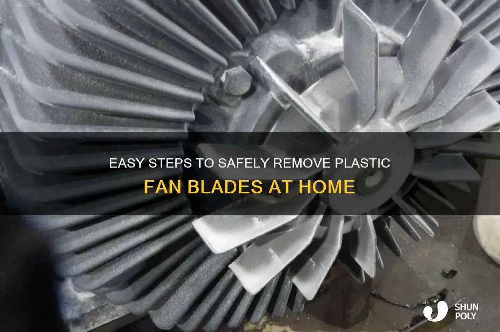 how to remove plastic fan blade