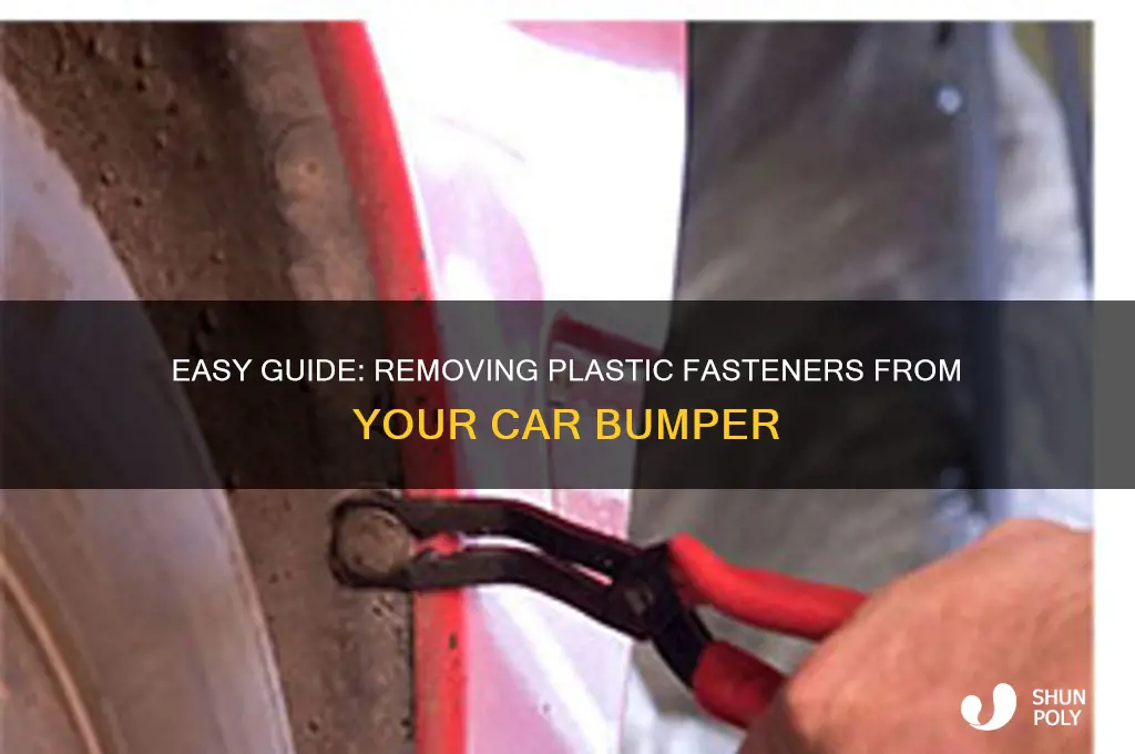 how to remove plastic fasteners on bumper