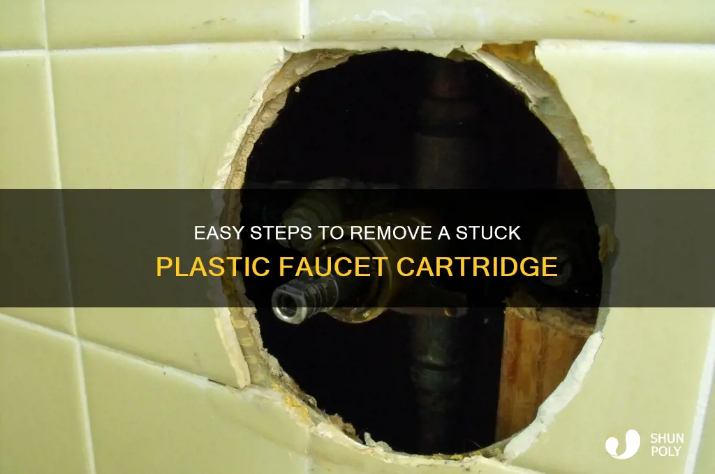 how to remove plastic faucet cartridge