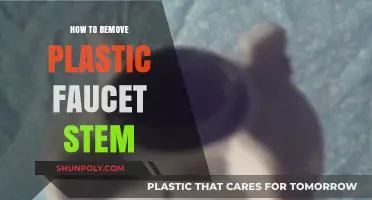 Easy DIY Guide: Removing Plastic Faucet Stems Step-by-Step